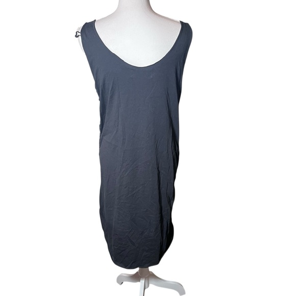 All Saints Strummer Dress Ebony Open Knit Crochet Sleeveless Unlined Med/Lg NWT - Picture 3 of 16